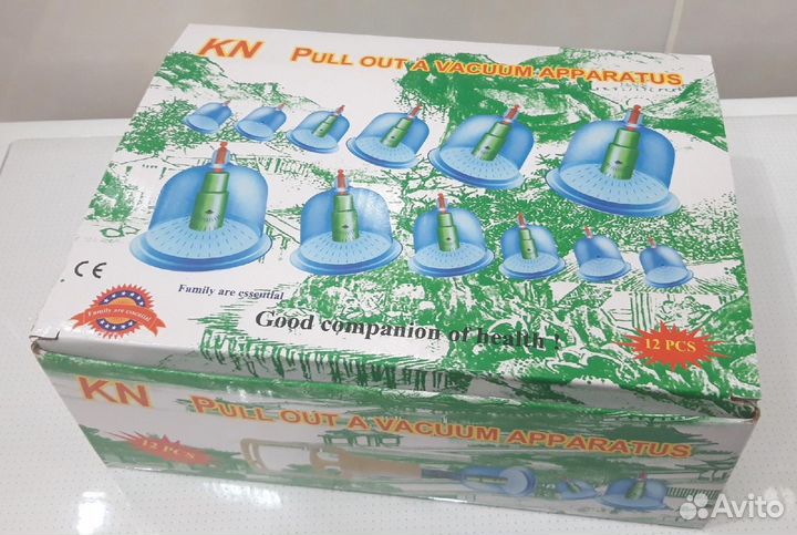 Массажные вакуумные банки 12шт. в упаковке