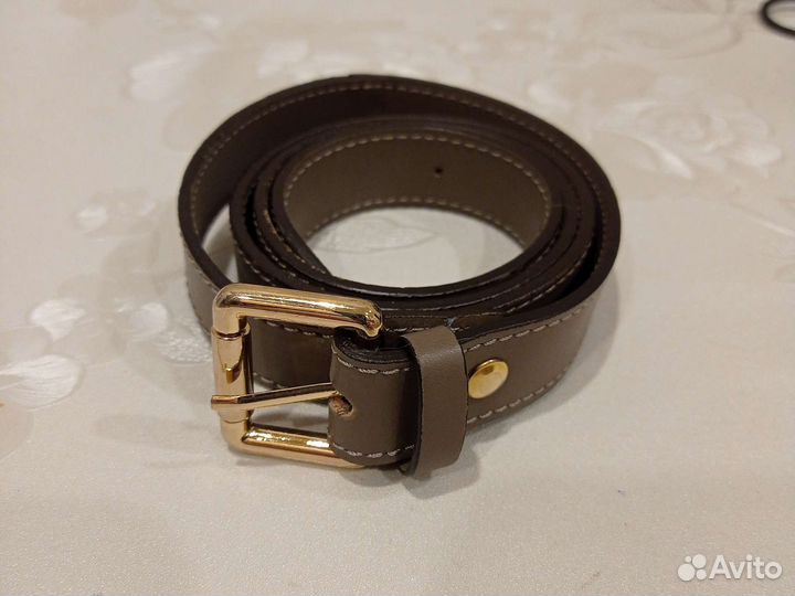 Ремень женский кожаный