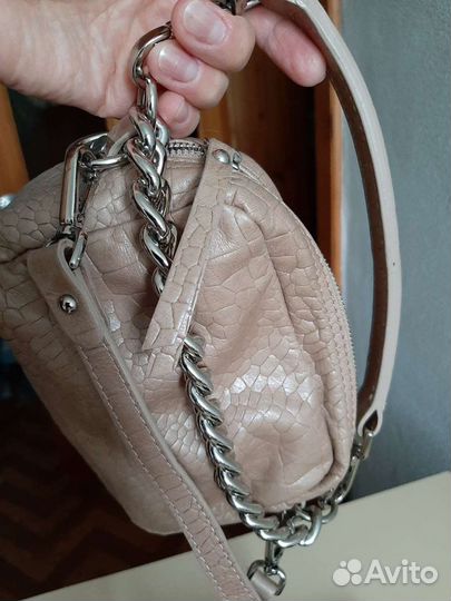 Клатч кожаный