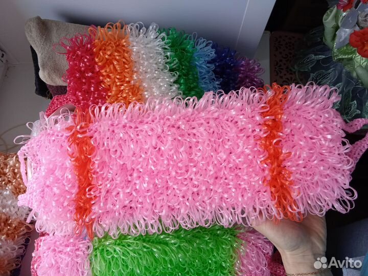 Мочалка ручной работы