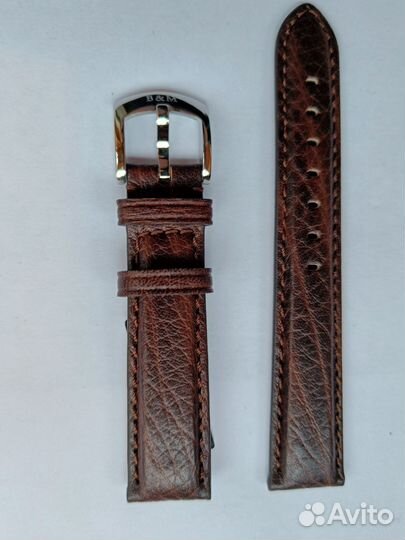 Ремешок для часов 18 мм, коричневый