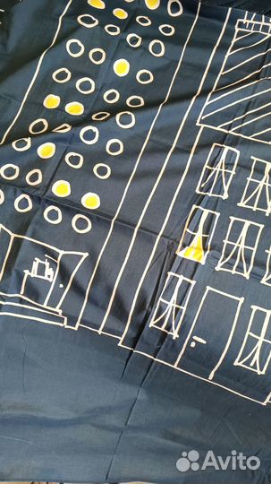 2 отреза ткани от штор Икеа. Тюль