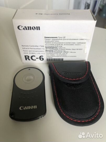 Пульт для камеры оригинальный canon rc-6
