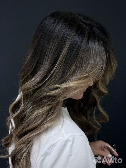 Модель на сложное окрашивание волос