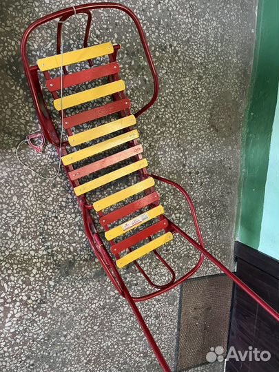 Детские зимние санки для двойни