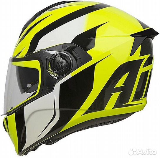 Integral Motorcycle Мотошлем Dual визор Airoh ST301 tide Fluo Yellow