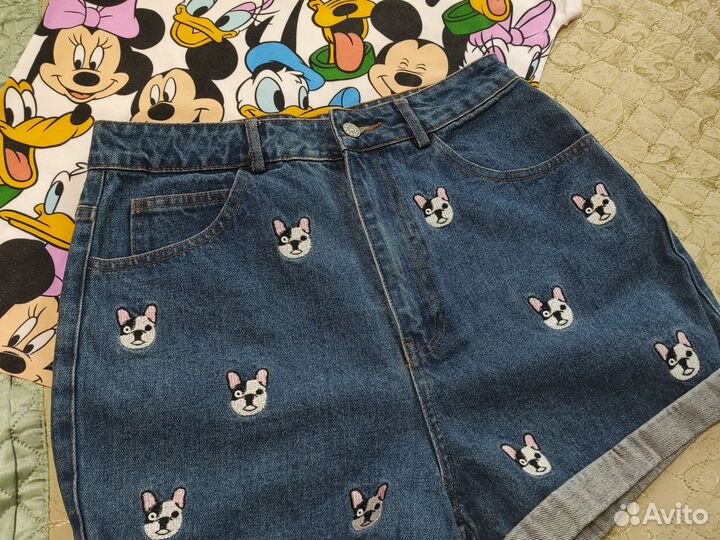 Шорты джинсовые женские Италия 46