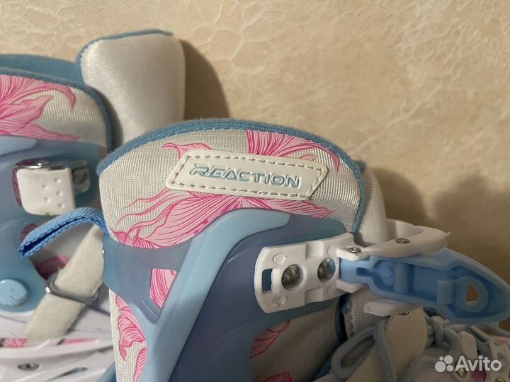 Роликовые коньки детские раздвижные Reaction