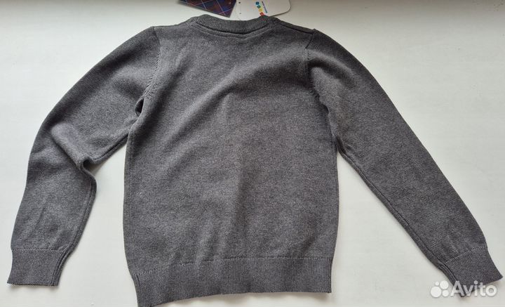 Кардиган и брюки школьные, рост 134