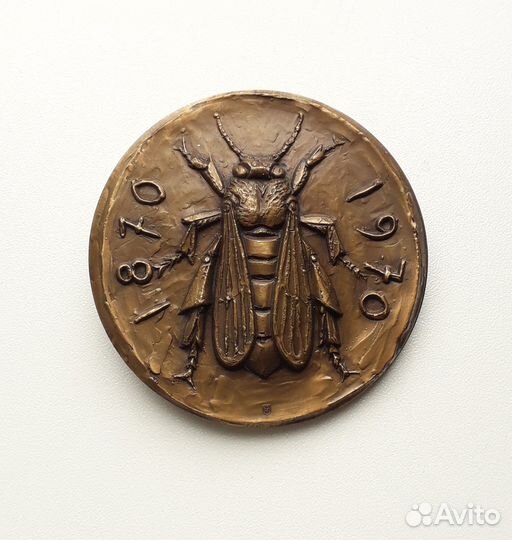 Медаль Банка Credito Italiano 1870-1970 настольная