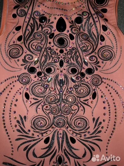 Купальник гимнастический для выступлений 110-116