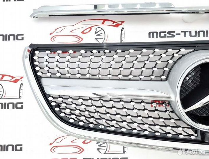 Решётка Mercedes Vito w447 Diamond Silver 14-18