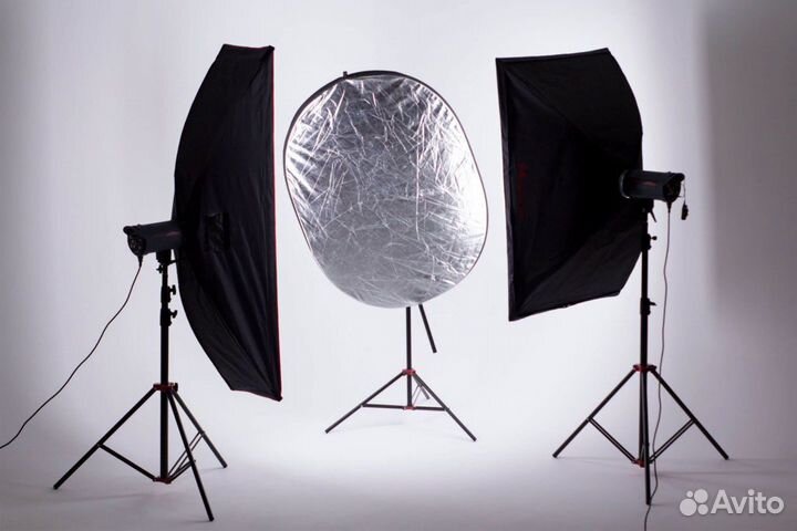 Оборудование для фотостудии (вспышки, насадки)