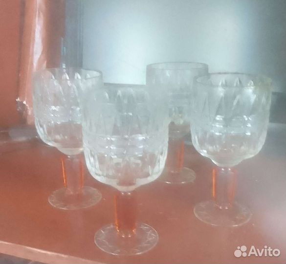 Хрустальные бокалы Олимпиада80