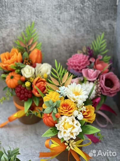 Мыло ручной работы букет