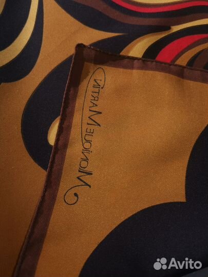 Monique Martin винтажный платок Италия