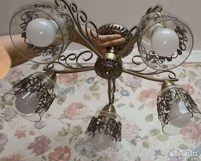Люстра 5 рожков