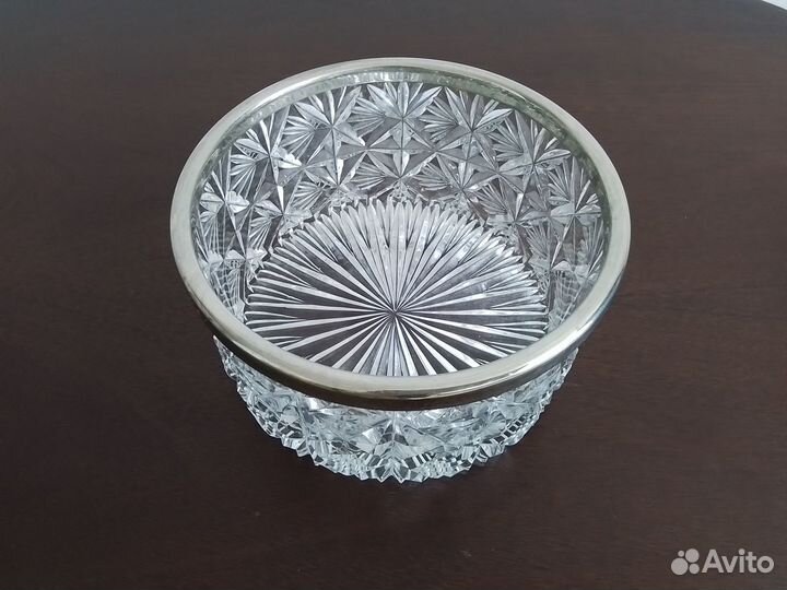 Салатник хрусталь СССР