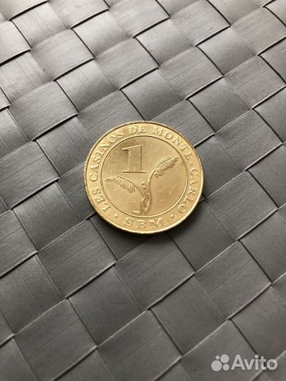 Игровой жетон казино Монте-Карло