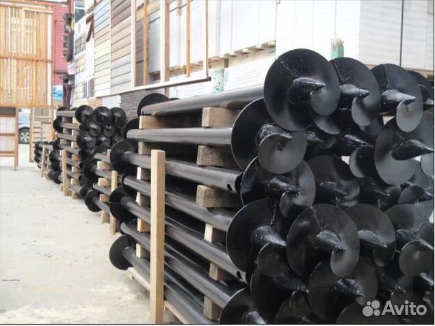 Сваи винтовые, закрутка сваи