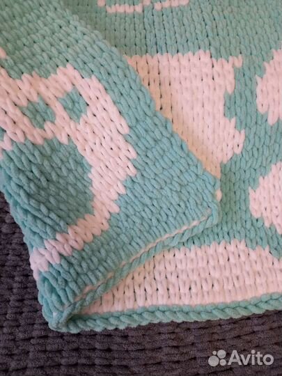 Плед детский плюшевый