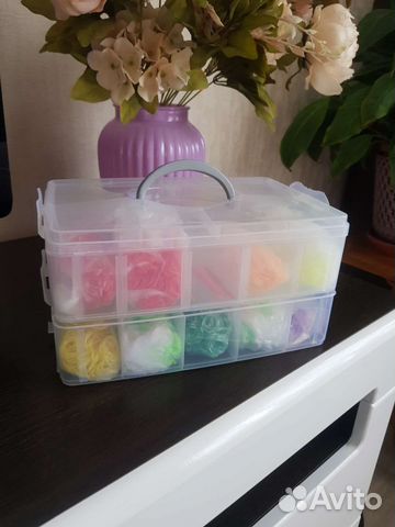 Набор резинок для плетения с контейнером