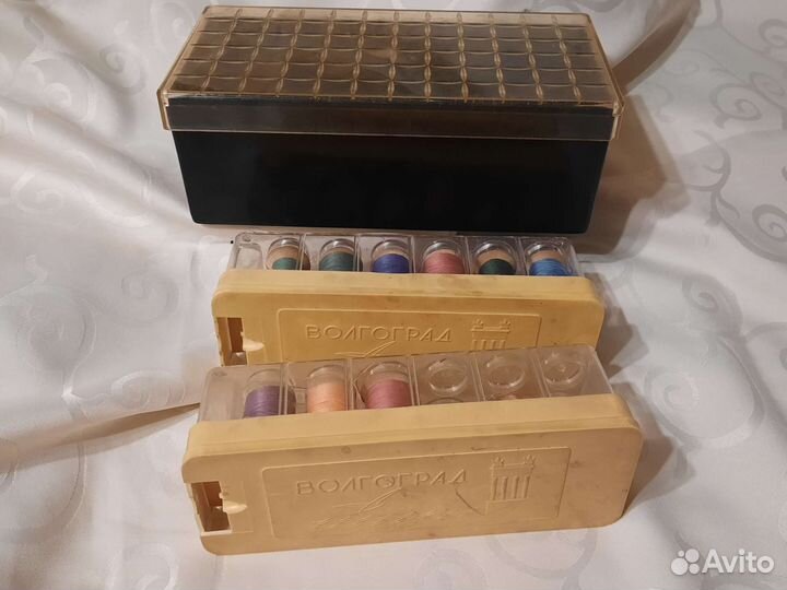 Шкатулки для ниток. ссср. Одним лотом