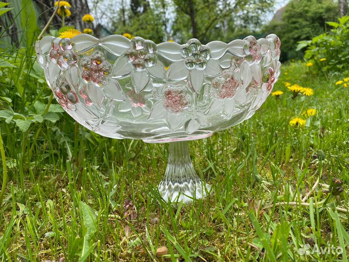 Ваза на ножке Walther Glass Германия