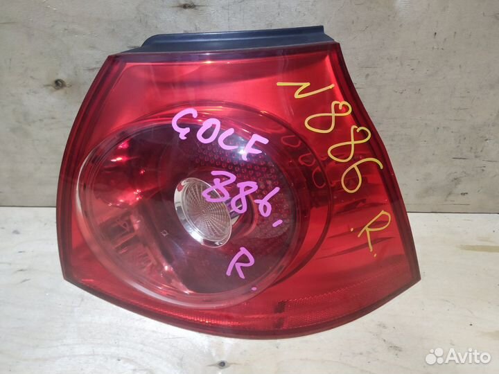 Фонарь задний правый Volkswagen Golf 5 2003-2009