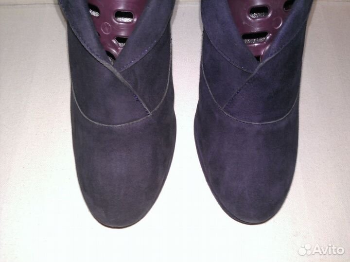 Promod Ботильоны Нубук Тёмно-Синие Новые р.39