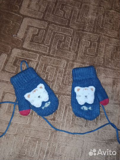 Варежки детские