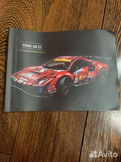 Lego technic аналог Ferrari 488 GTE