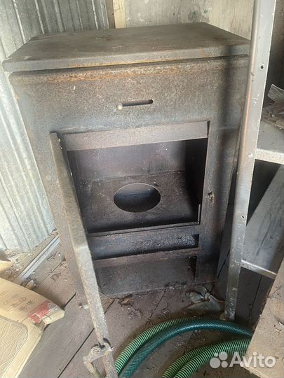 Печь камин дровяная