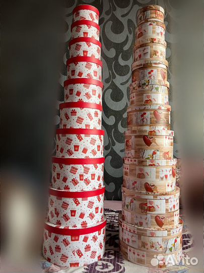 Коробка подарочная круглая