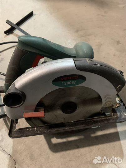 Дисковая пила Verto 1200w