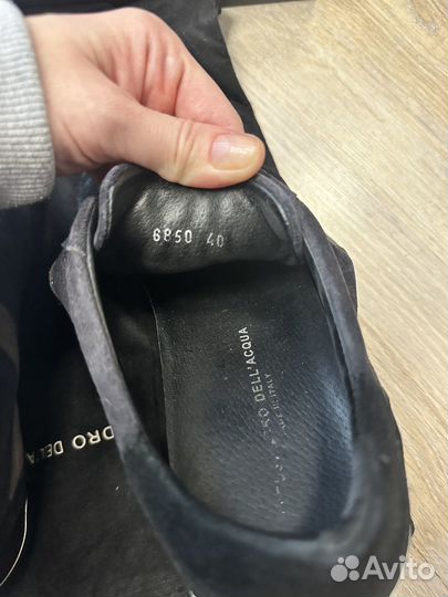 Кеды мужские Alessandro Dell'Acqua 40р