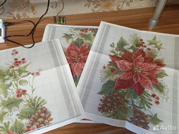 Набор для вышивания крестом. Остатки