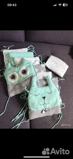 Бортики+балдахин,постельный комплект