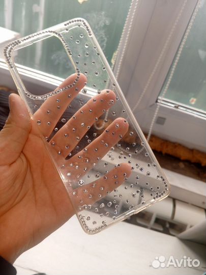 Чехол из страз на Tecno Spark 10 pro