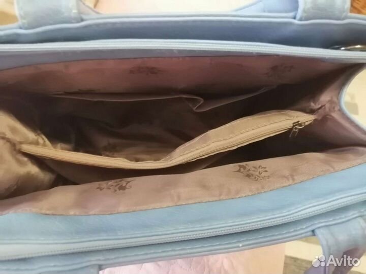 Сумка голубая