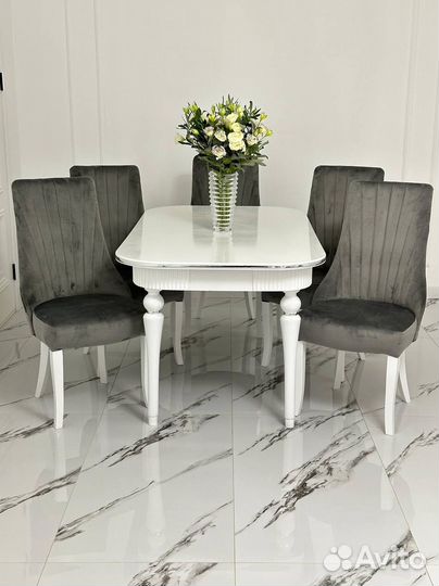 Стол, стулья набор. Доставка по всей России