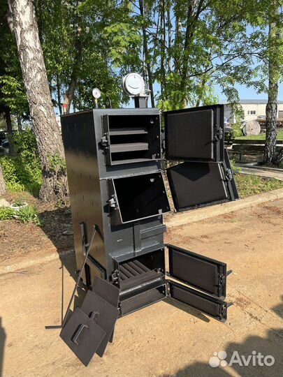 Твердотопливный котел горения до 3 дней