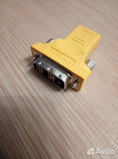 Переходник hdmi (f) - DVI-D (m) новый