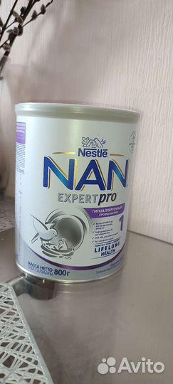 Детское питание смесь nan