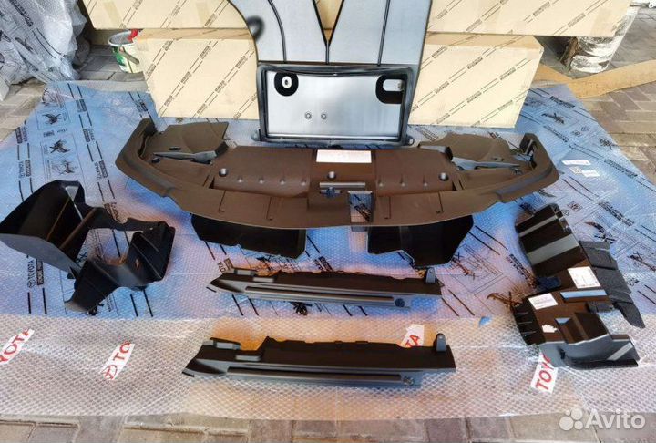 Воздуховоды радиатора Lexus Lx 450D