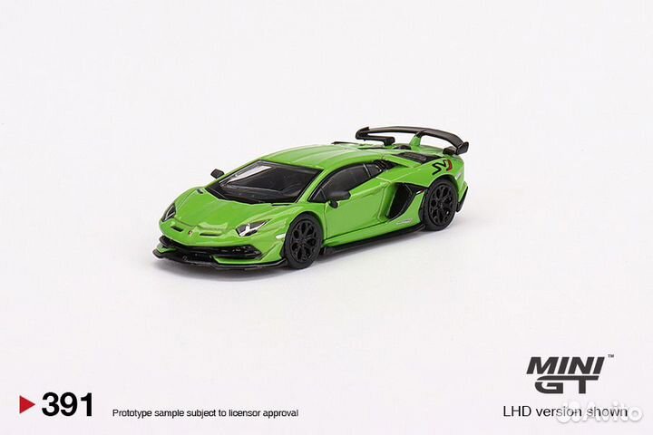 Модели Lamborghini Aventador 1/64 (mini gt)