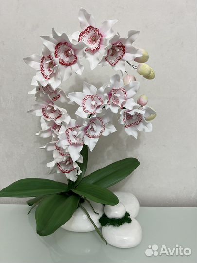 Светильник-ночник «Орхидея» из фоамирана