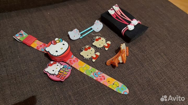Hellо Кitty часы, заколки,Хэлло Китти