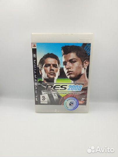 PES 2008 PS3 (б/у, англ.)