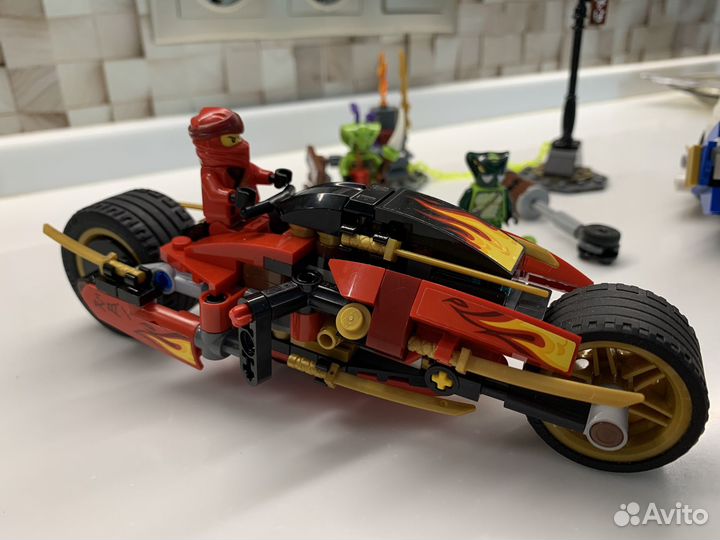 Lego Ninjago 70667 Мотоцикл Кая и снегоход Зейна